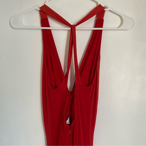 Laundry by Design Red Open Back Maxi Dress 2 - Picture 5 of 8